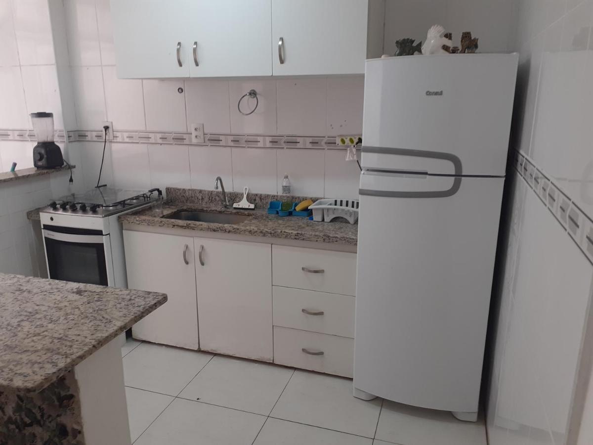 Apartamento Vento E Mar - 2 Quartos Com Sacada Na Quadra Da Praia Do Gonzaga Santos  Exteriör bild